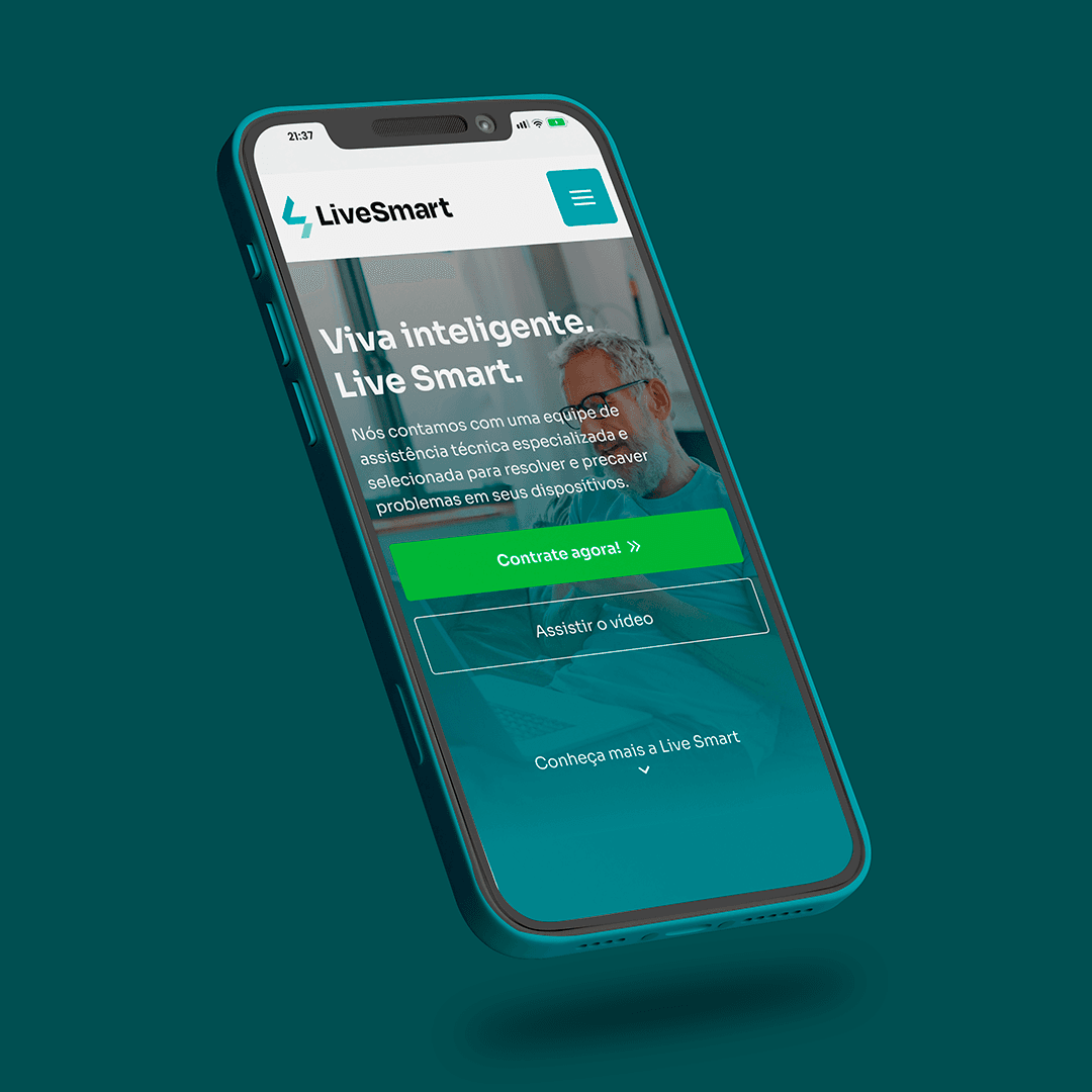Live Smart: Design inclusivo e simplificação de fluxo para o público +60